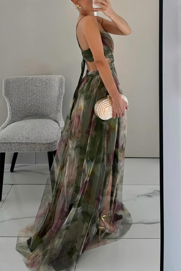Eléna - Elegantes und florales Maxikleid