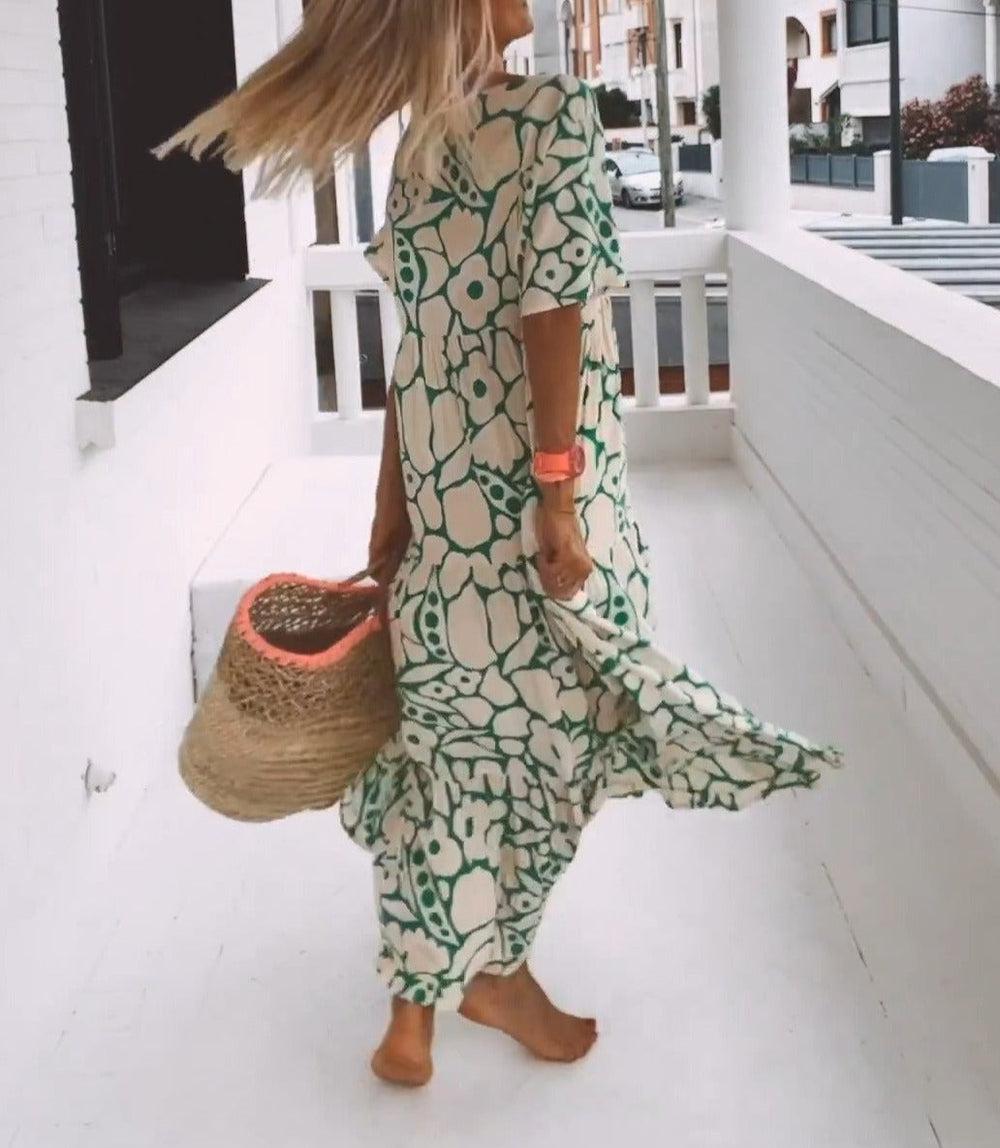 BEATRICE | MAXI KLEID GRÜN