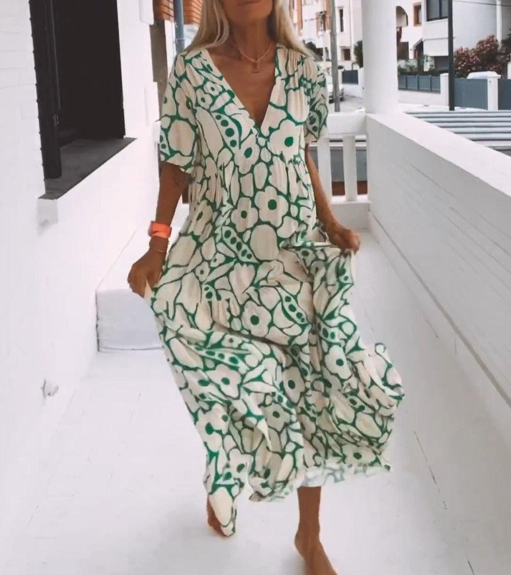 BEATRICE | MAXI KLEID GRÜN
