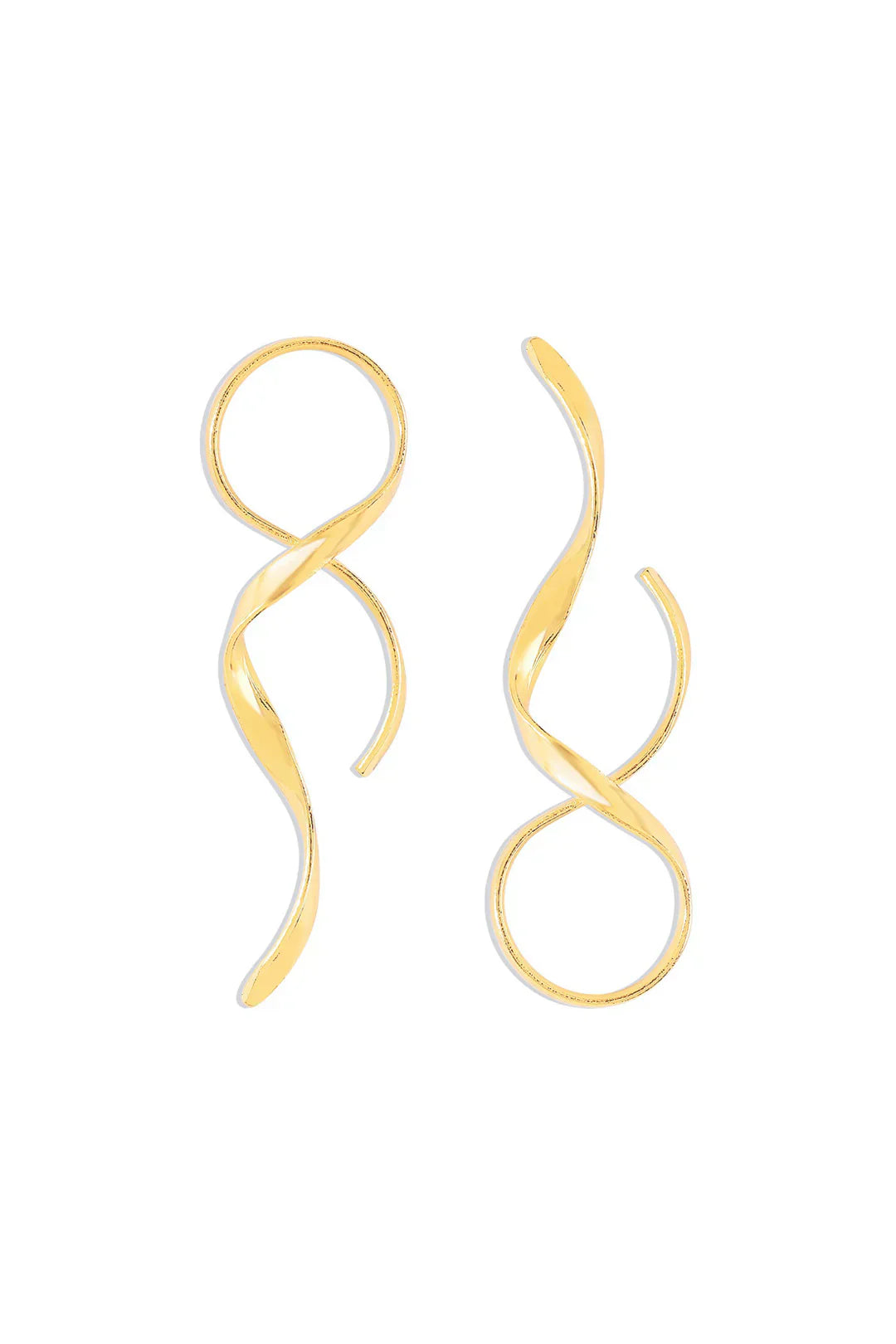 Ismara - Schlanke Spiral-Ohrringe