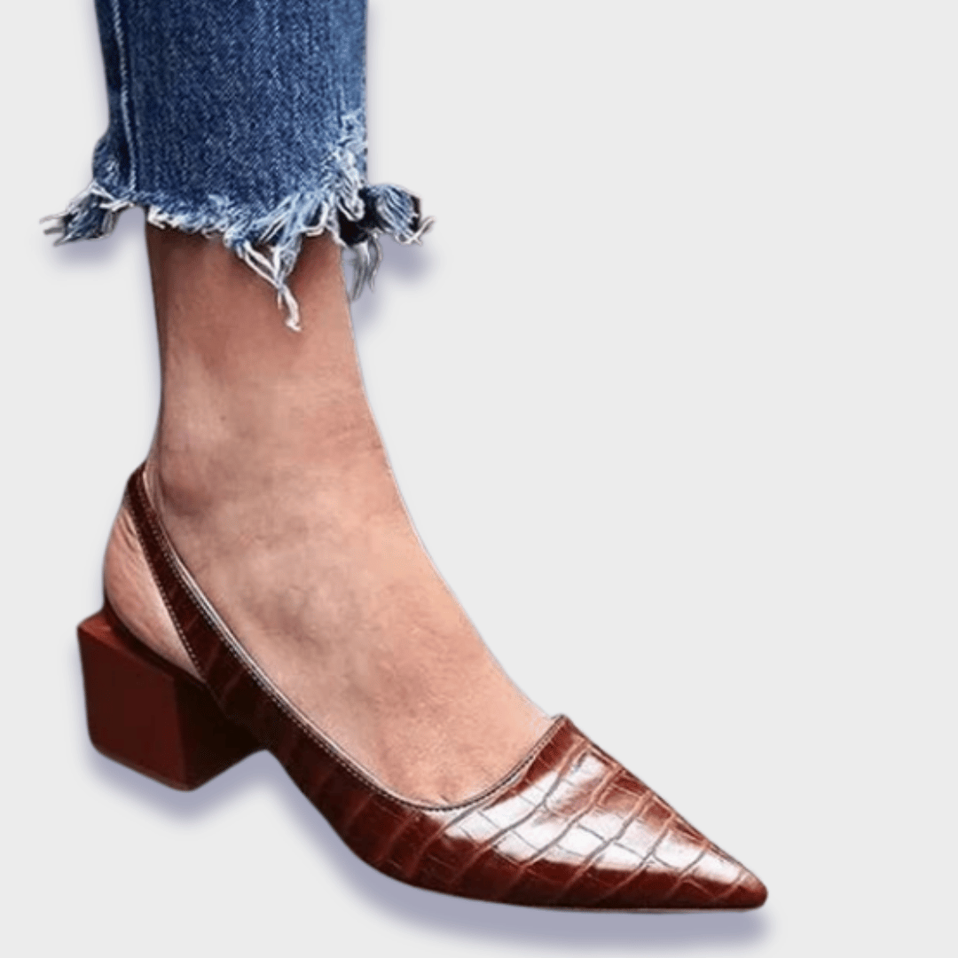 Heidi | Pump ortopedici in pelle sintetica premium