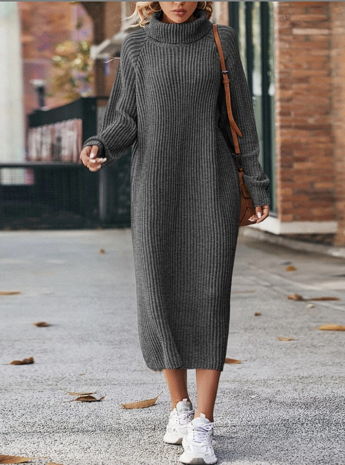 Eva | Elegantes lässiges Strickkleid