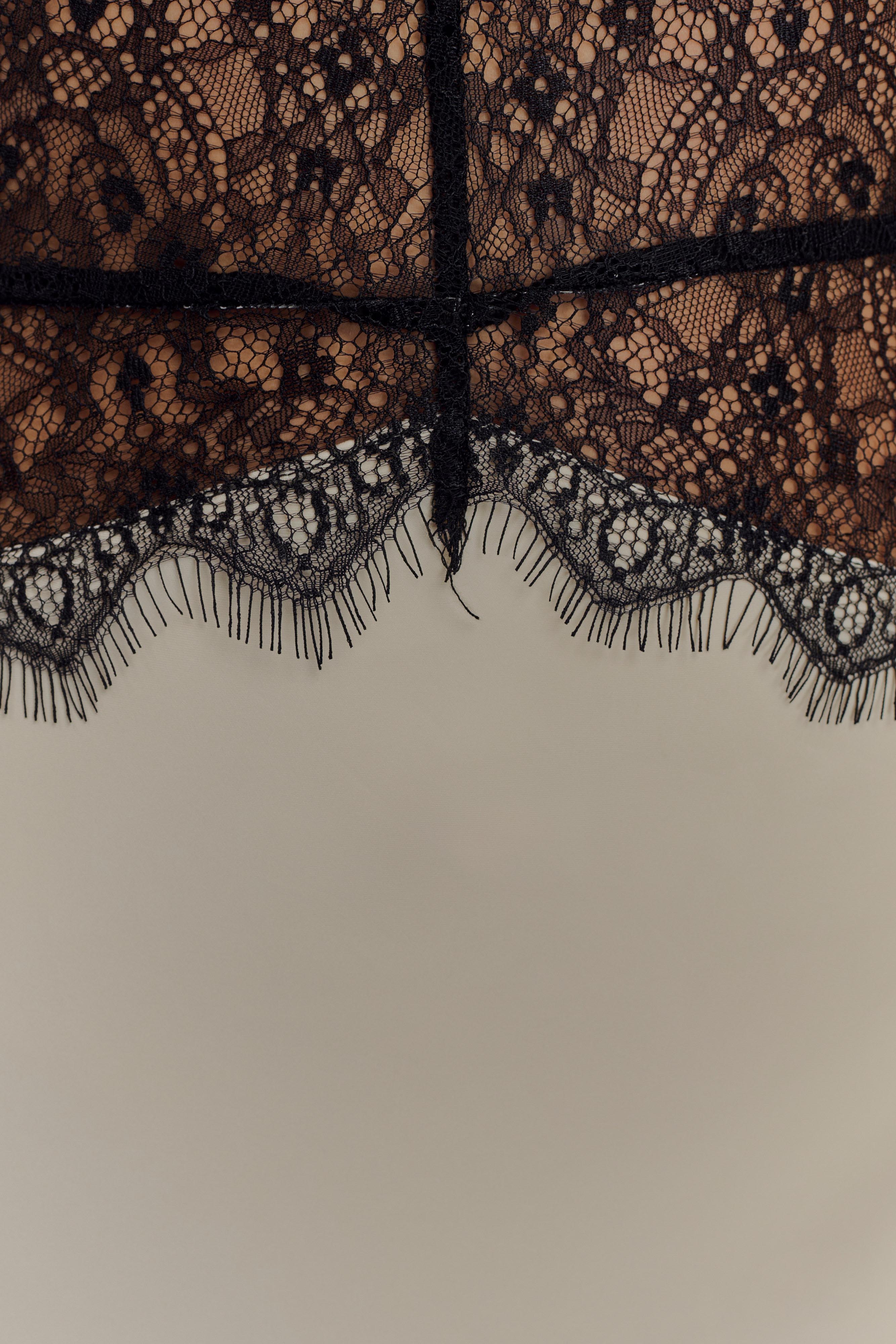 ZAFIRA – Lace and Satin Maxi Dress