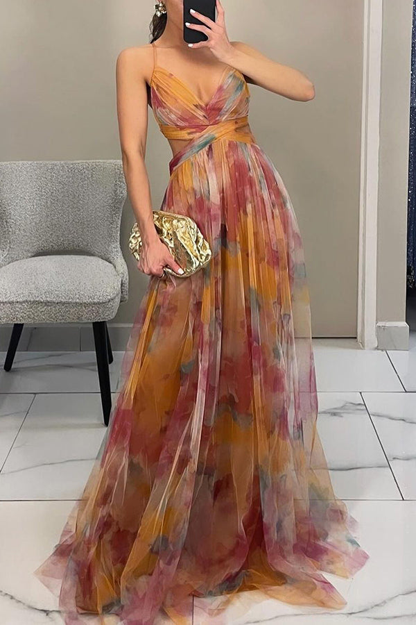 Eléna - Elegantes und florales Maxikleid