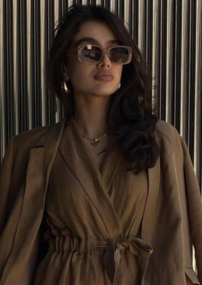 Neri - Sonnenbrille mit quadratischem und rundem Rahmen