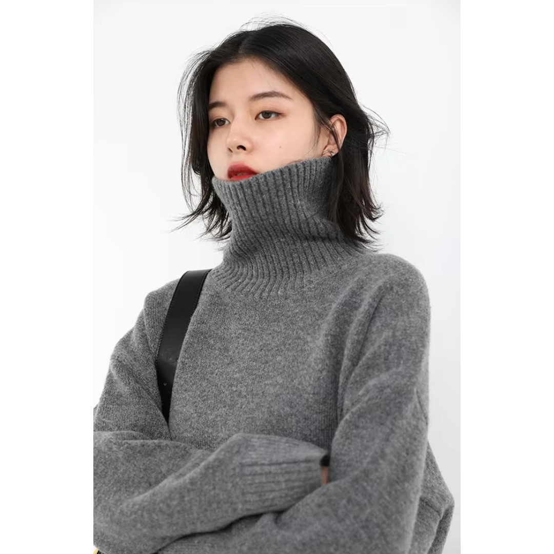 Bella | Maglione a Collo Alto Largo