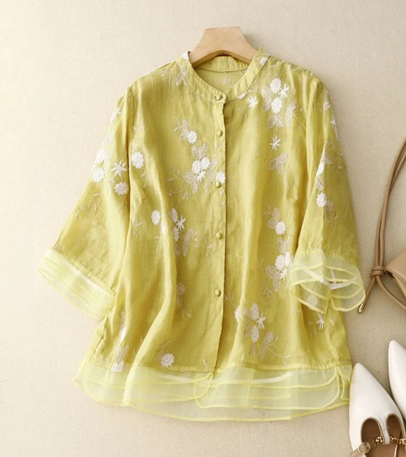 Bellerose | Vintage Broderet Skjorte