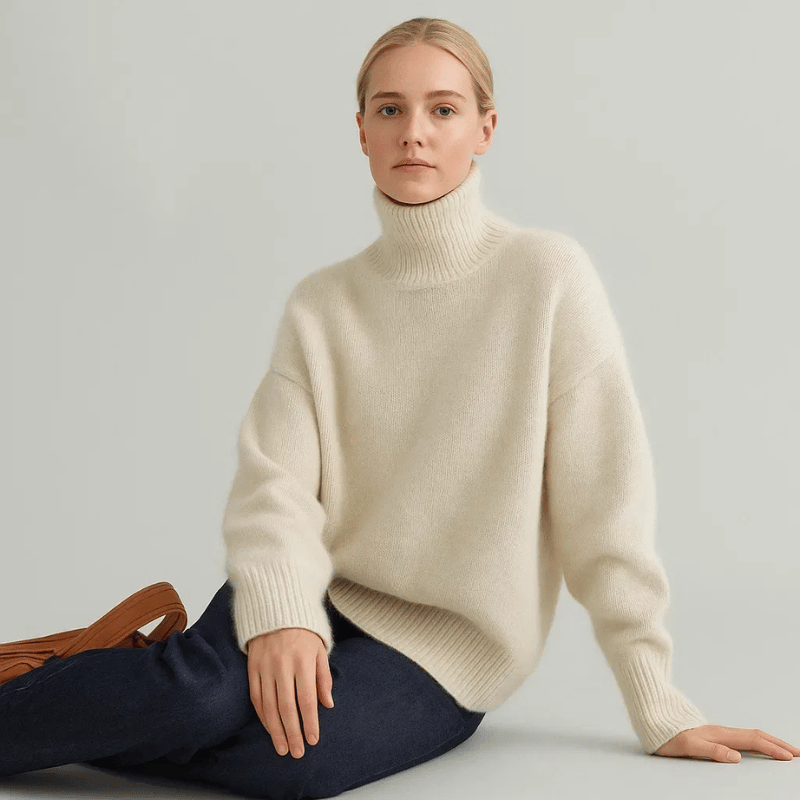 Aurora | Maglione a collo alto in cashmere