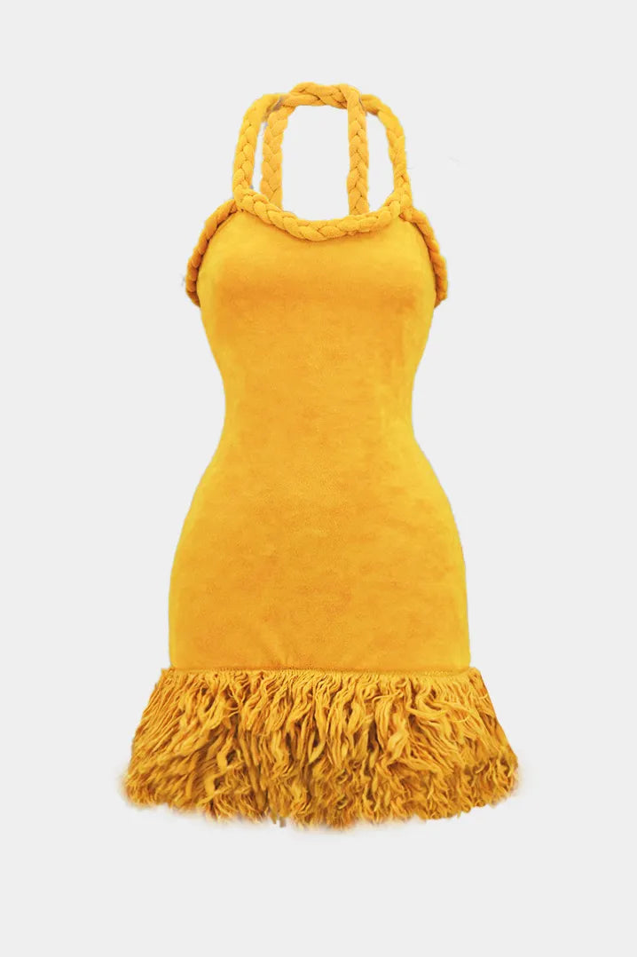 AZURA - Halter Mini Dress