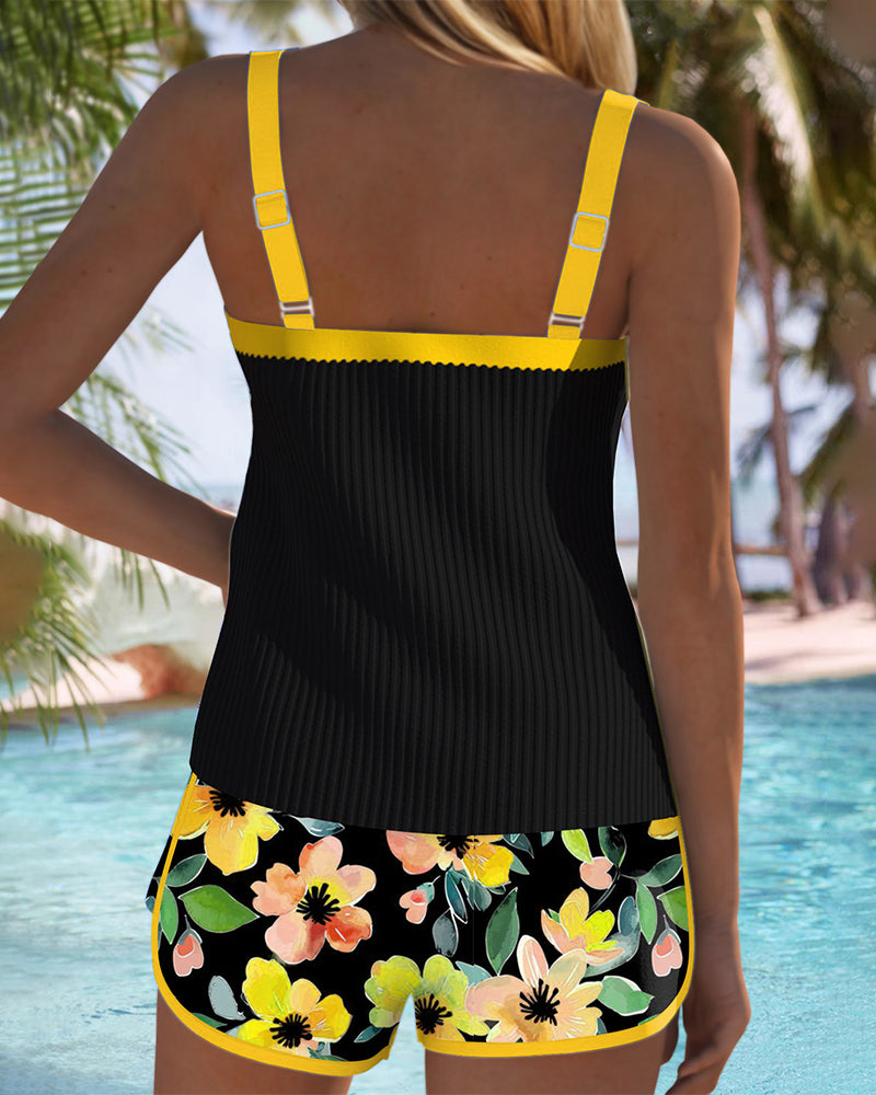 Clarissa | Set Tankini Elegante a Due Pezzi