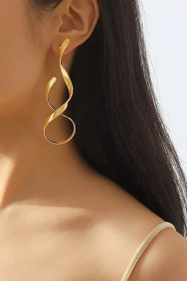 Ismara - Schlanke Spiral-Ohrringe