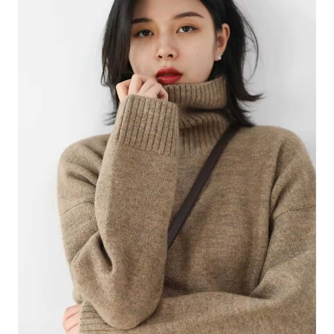 Bella | Maglione a Collo Alto Largo