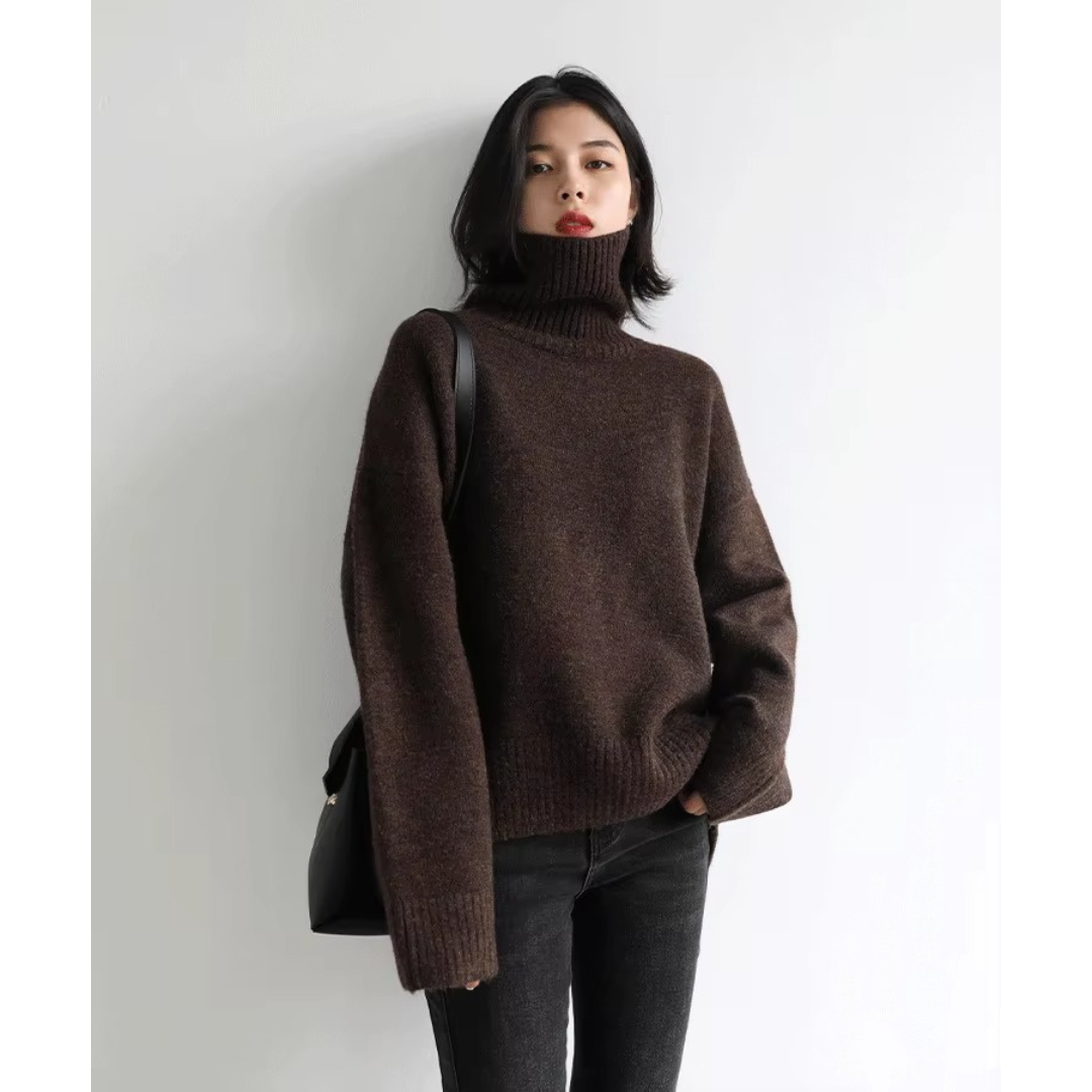 Bella | Maglione a Collo Alto Largo