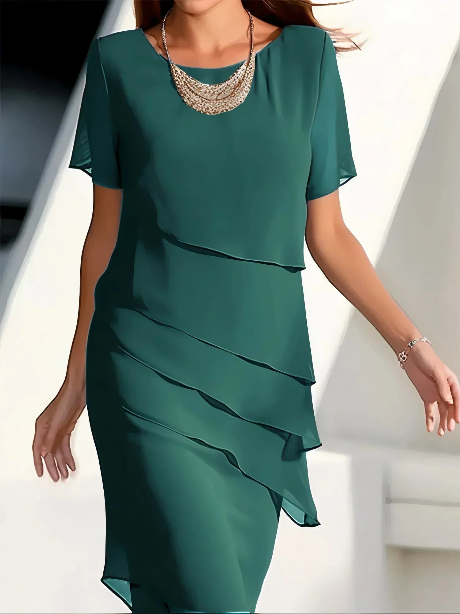 LAURA | ELEGANTES SCHICHTKLEID