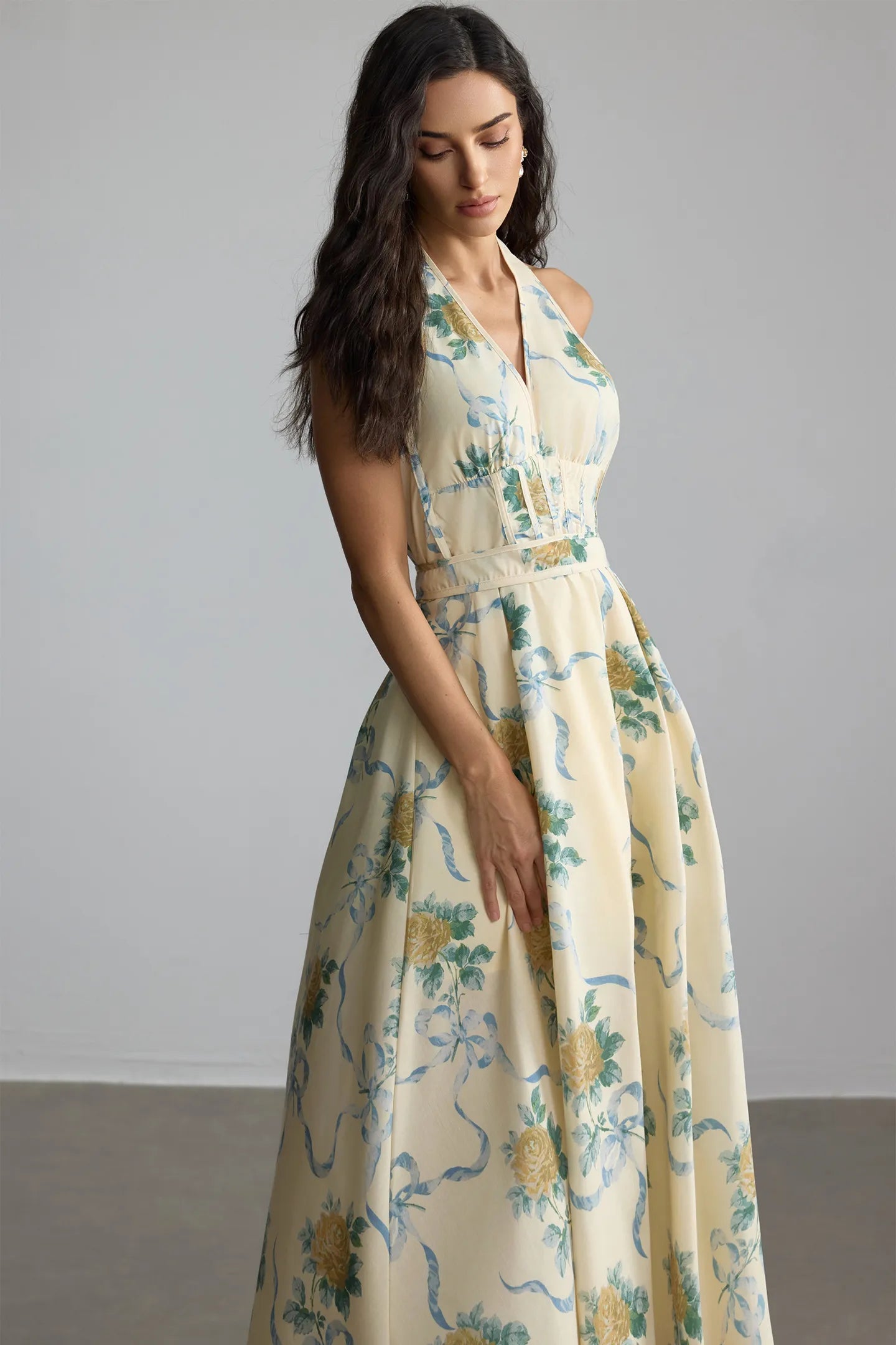 ALMA – Floral Midi Dress