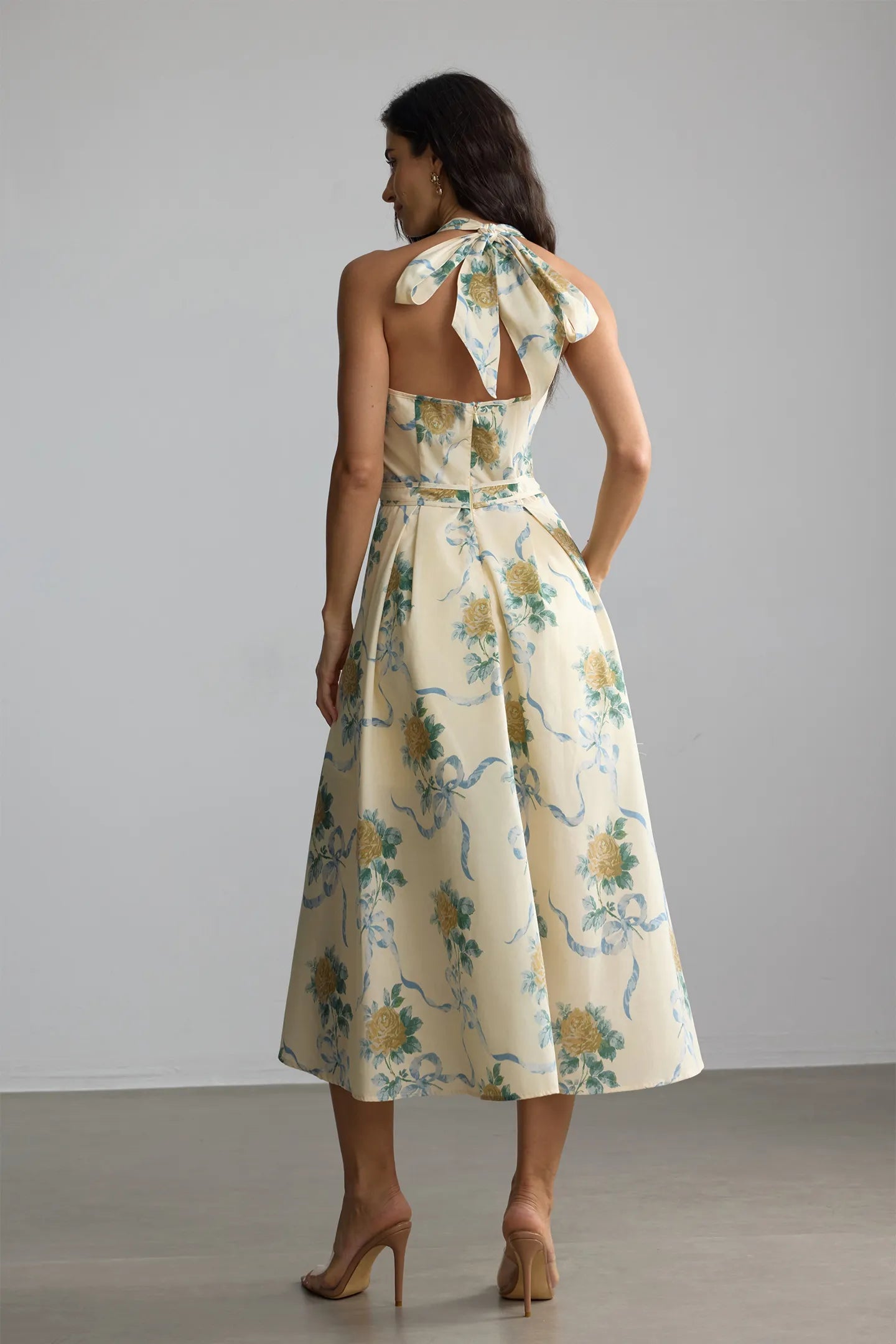 ALMA – Floral Midi Dress