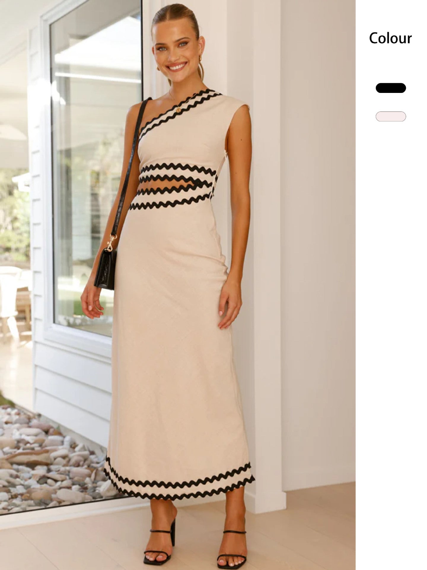 Amalia - Ein-Schulter-Kleid