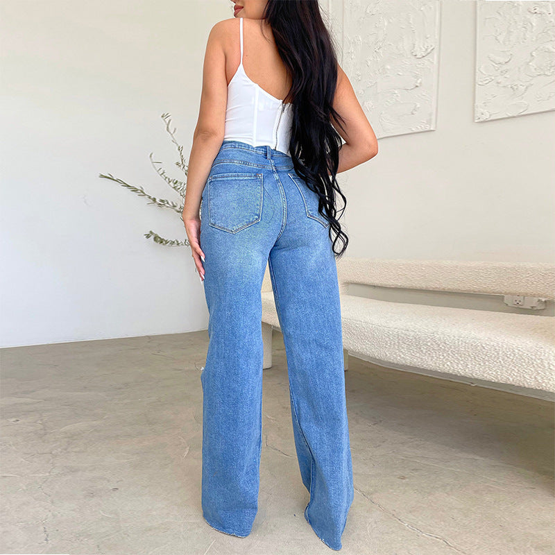 TALIA – HIGH WAIST WIDE LEG JEANS