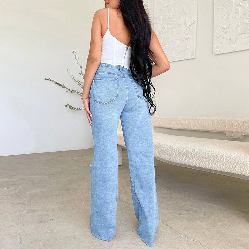 TALIA – HIGH WAIST WIDE LEG JEANS