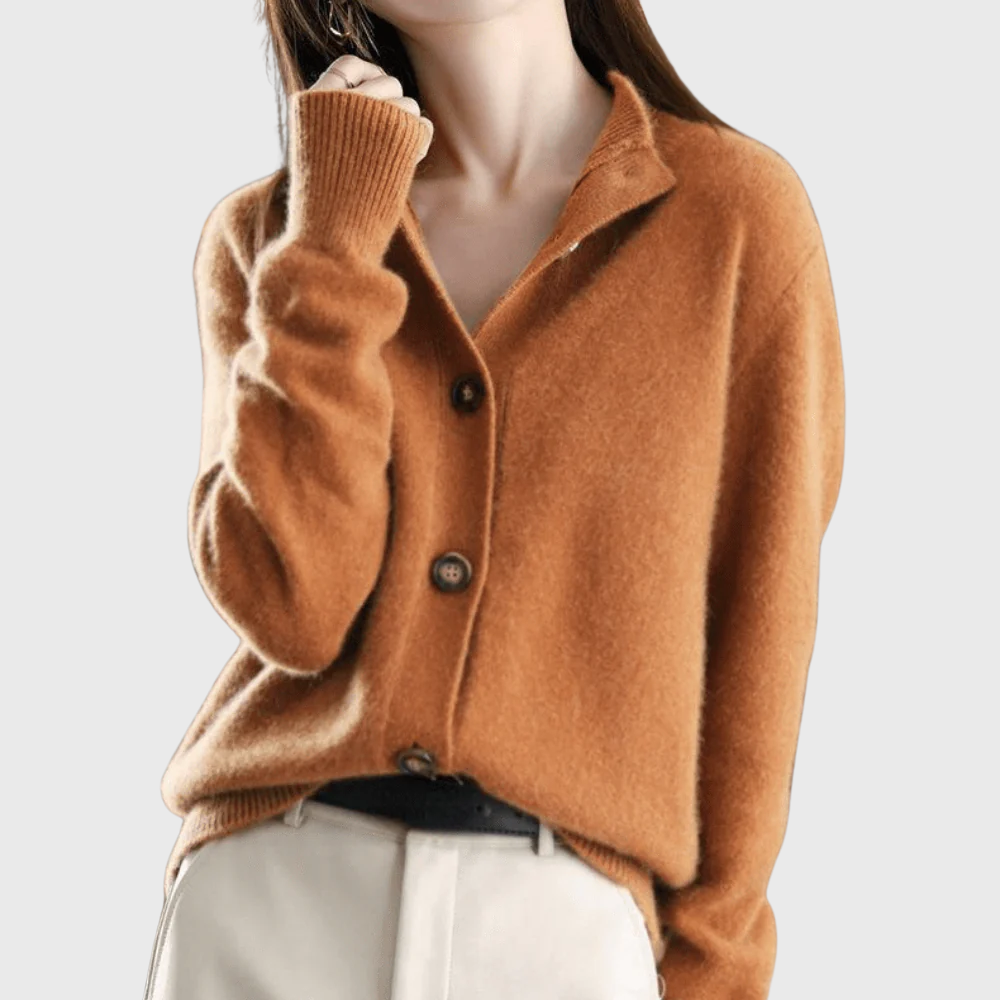 Annie™ | Gilet in Cashmere Lavorato a Maglia
