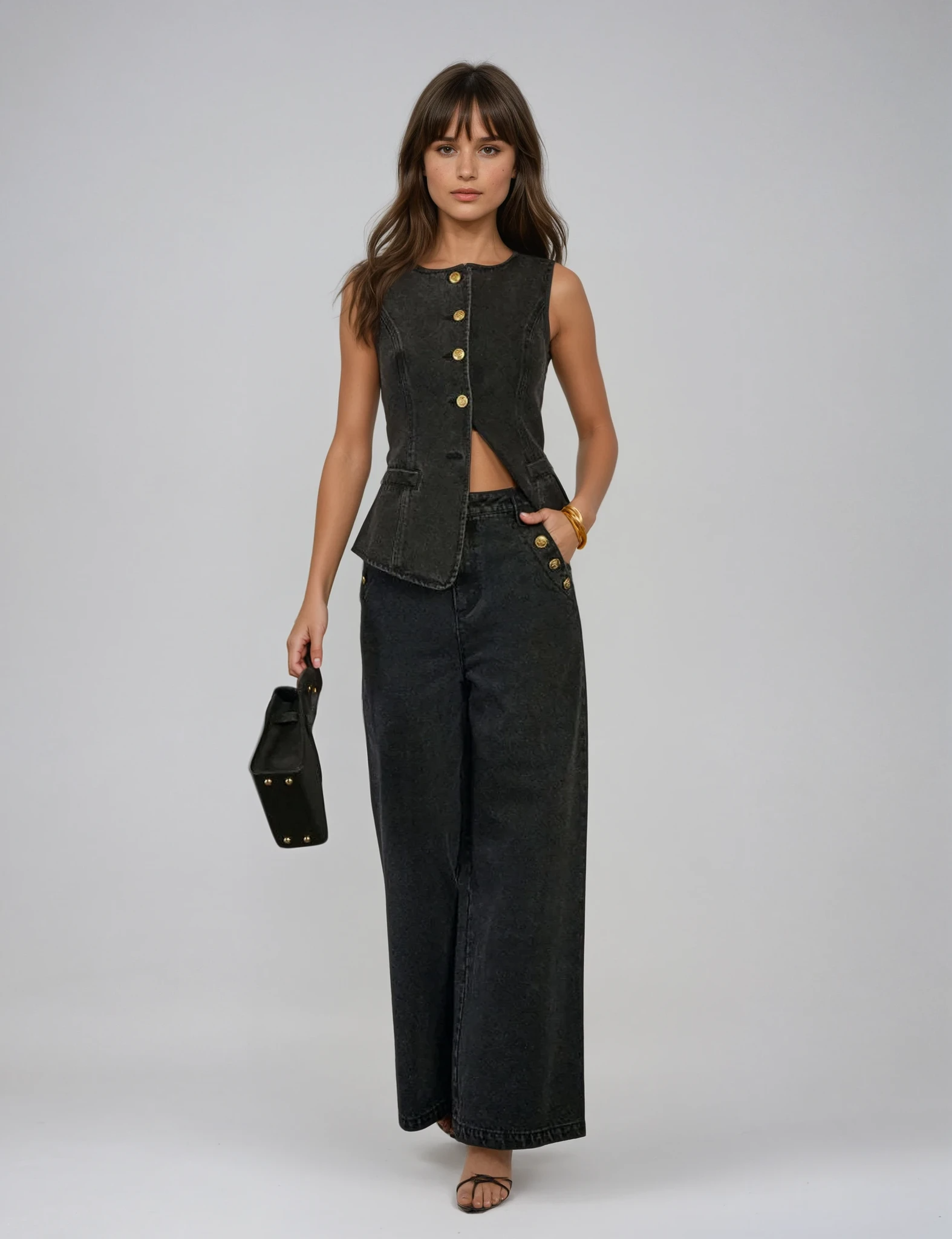 Gianna - Denim Elegance Set