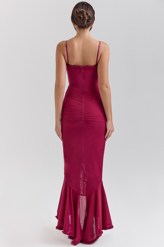 FLAVIA – Ruffle Maxi Dress