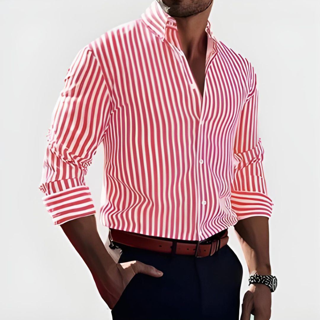 MIRAVO | Camicia a righe da uomo – Elegante & Sicuro di Sé