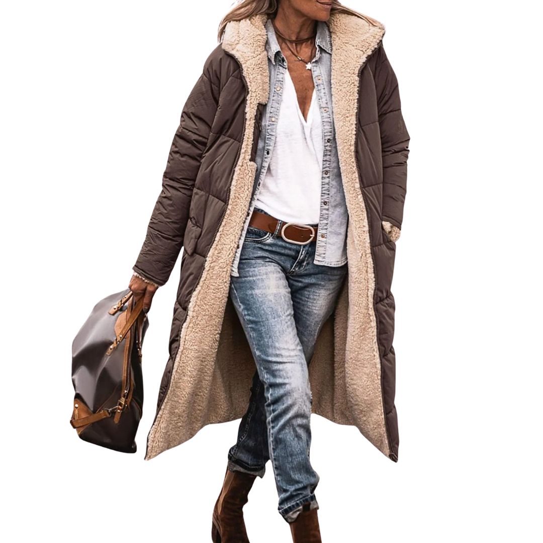 Fairford | Giacca Puffer Rivestita in Lana Reversibile