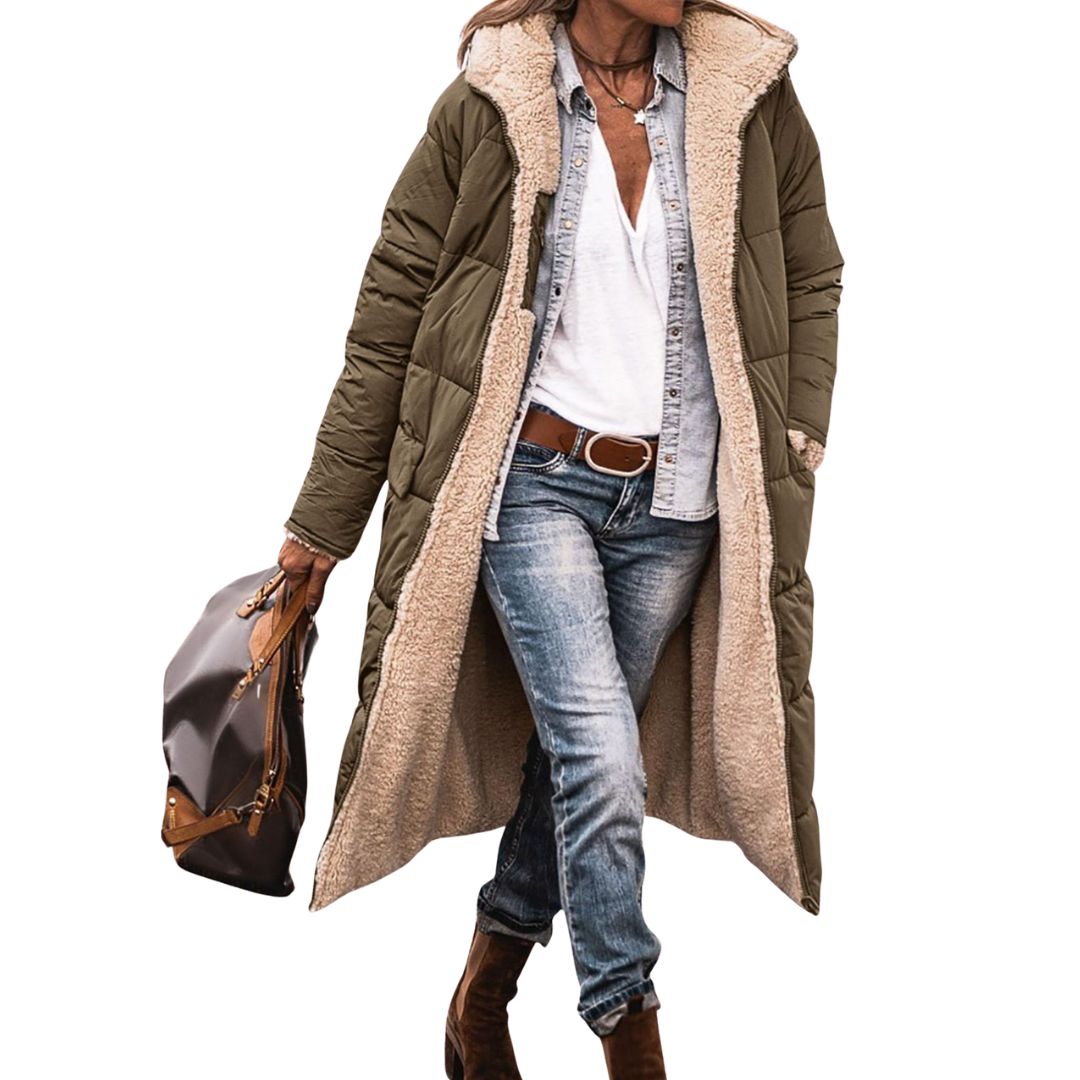 Fairford | Giacca Puffer Rivestita in Lana Reversibile