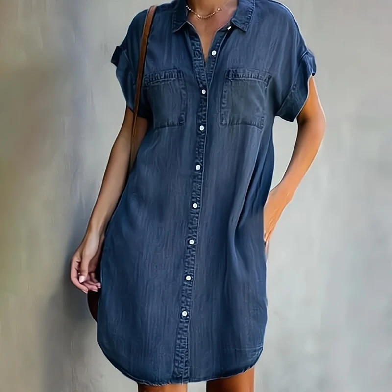 DAPHNE | DENIM-KLEID