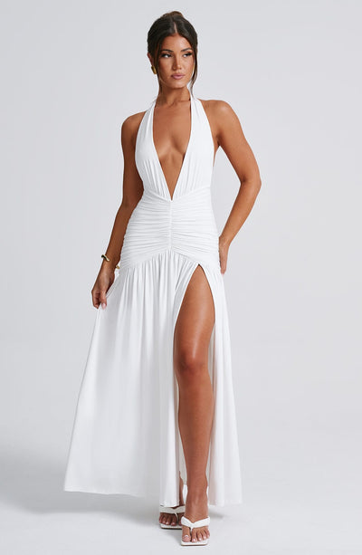 Maia - Langes trägerloses Kleid
