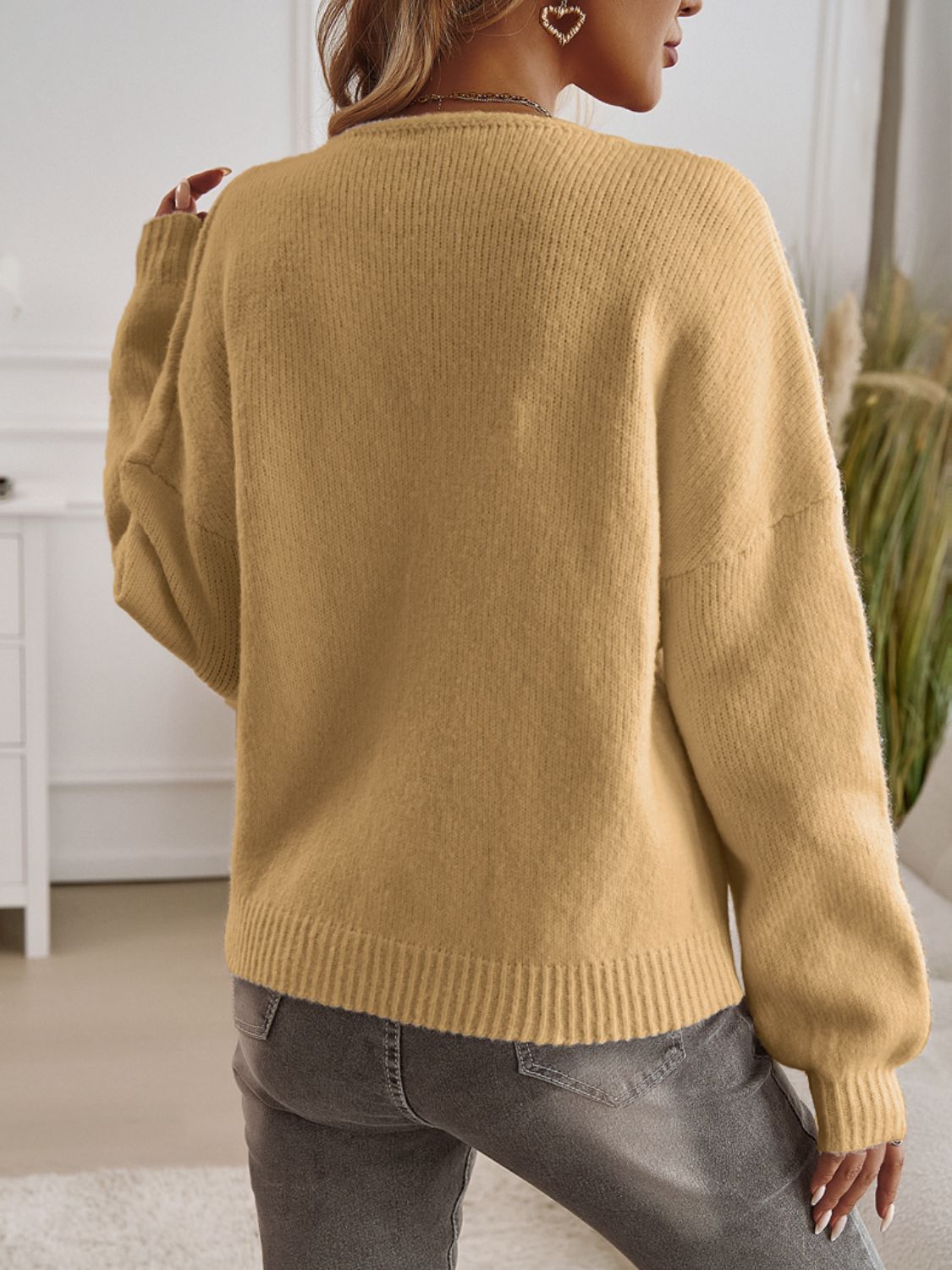 Cardigan girocollo annodato Allegra-Vita