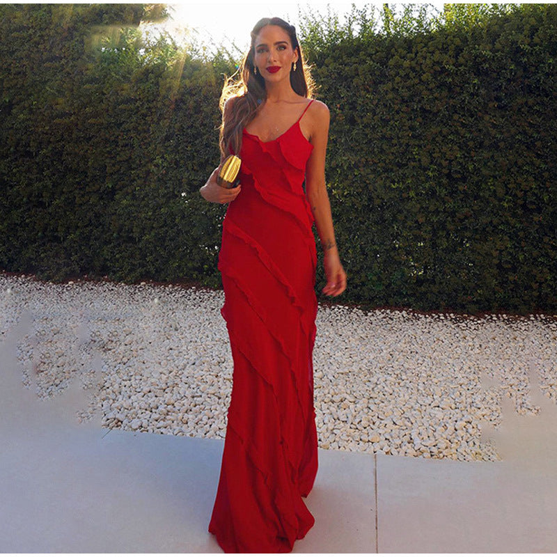 ROSARIA | ELEGANTES KLEID MIT RÜSCHEN
