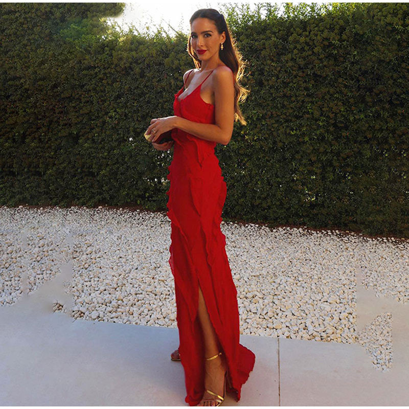 ROSARIA | ELEGANTES KLEID MIT RÜSCHEN