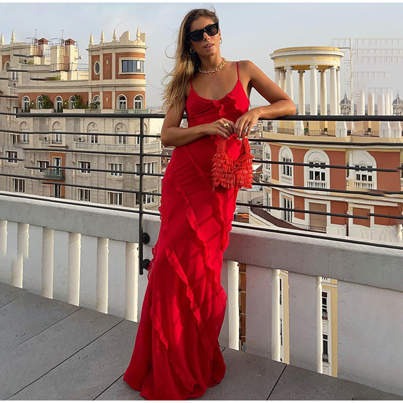 ROSARIA | ELEGANTES KLEID MIT RÜSCHEN