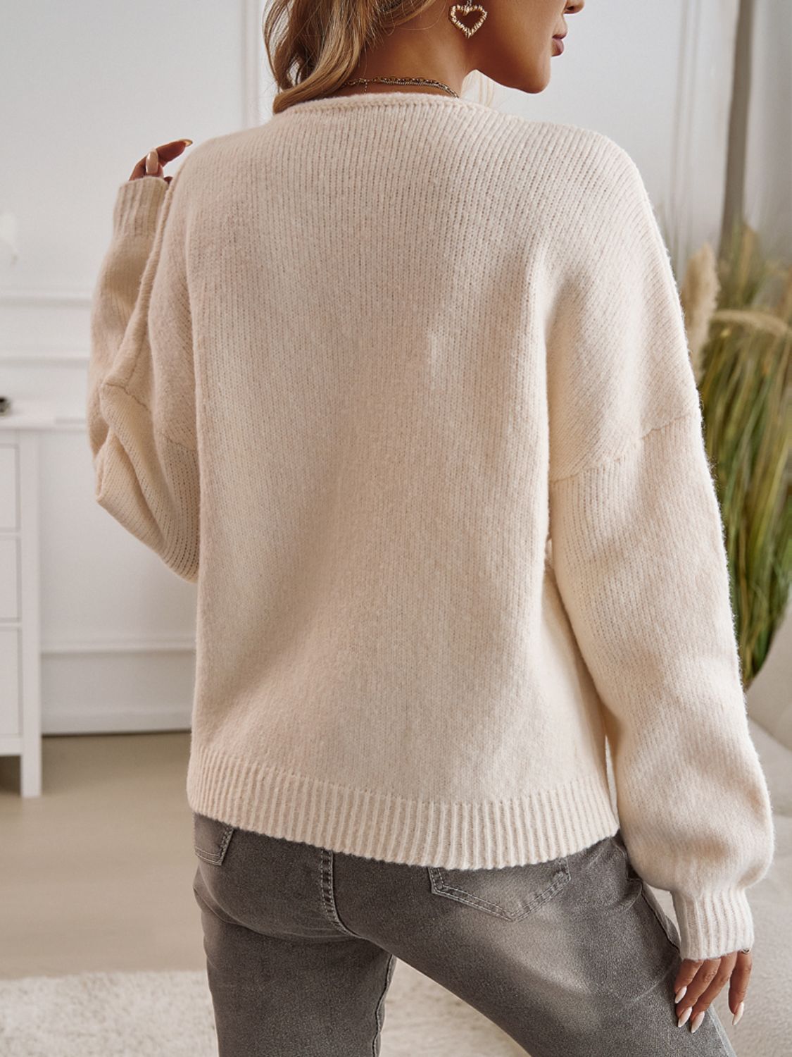 Cardigan girocollo annodato Allegra-Vita
