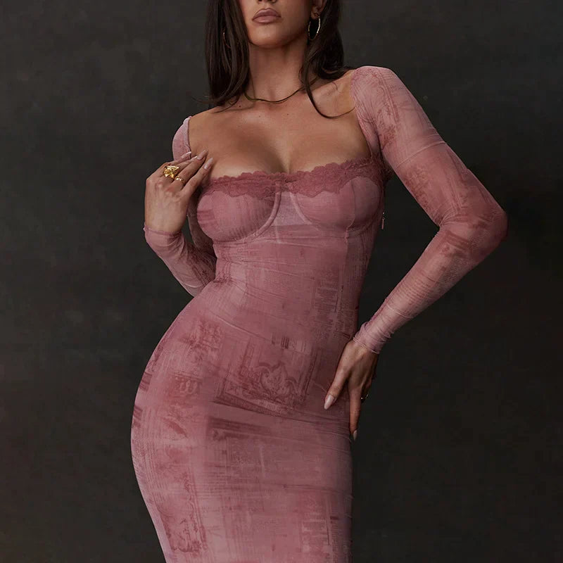 Lara - Elegantes Damenkleid in Rosa