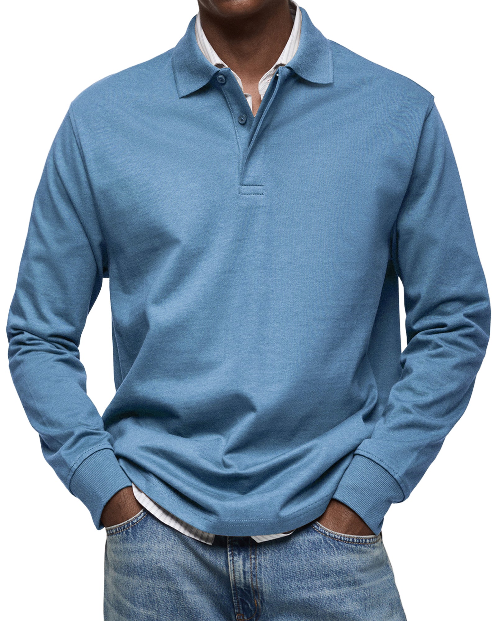 Alexandre™ | Langærmet Casual Polo