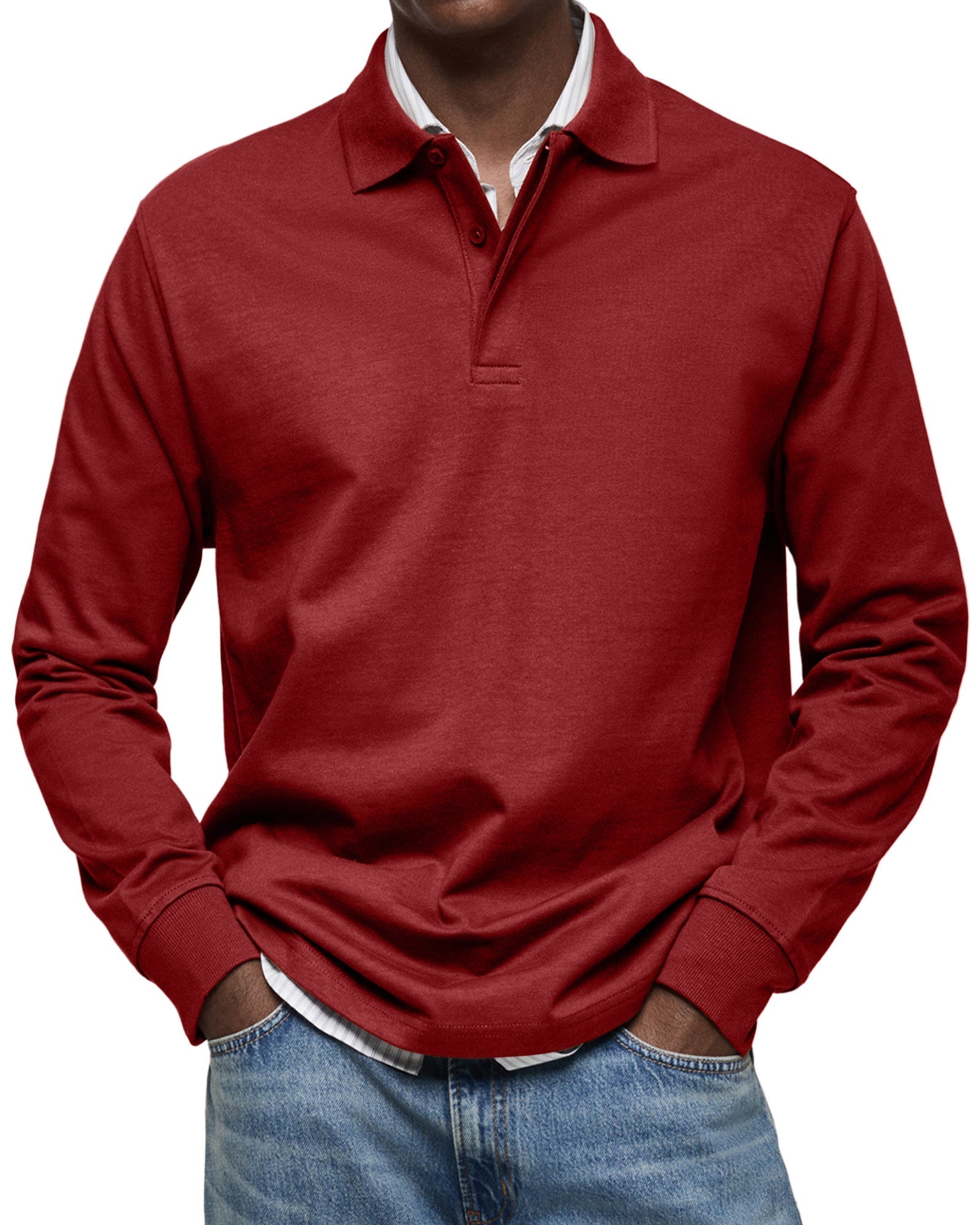 Alexandre™ | Langærmet Casual Polo
