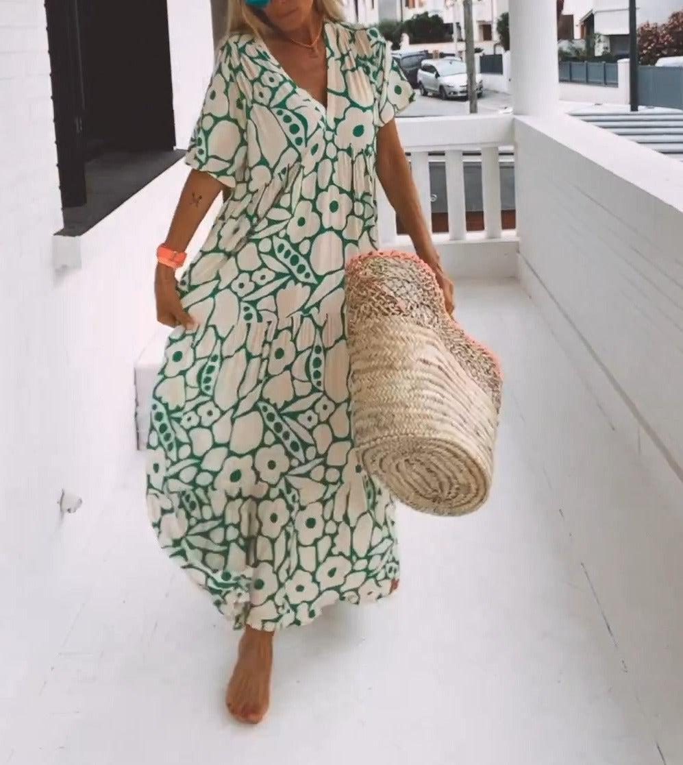 BEATRICE | MAXI KLEID GRÜN