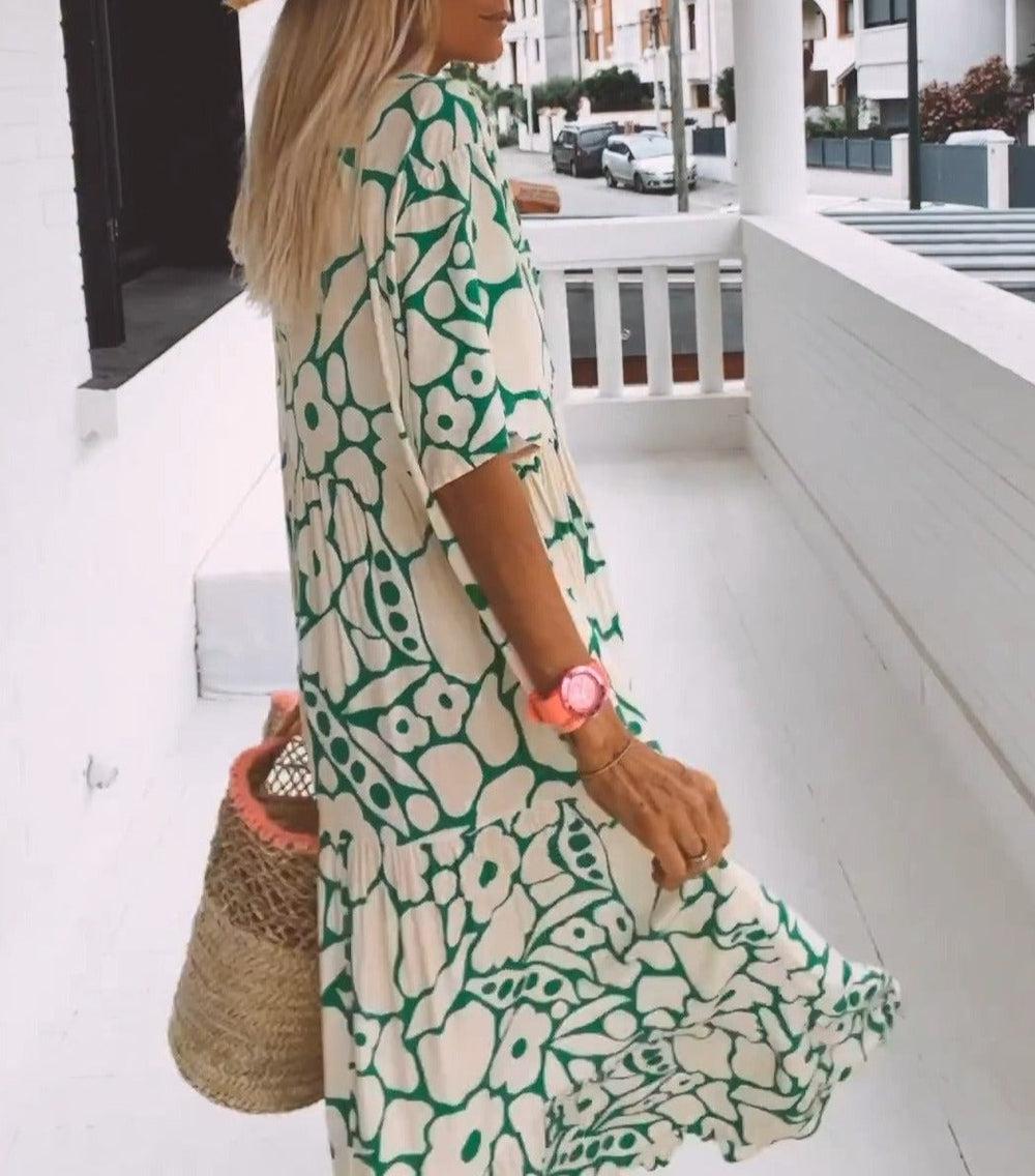 BEATRICE | MAXI KLEID GRÜN