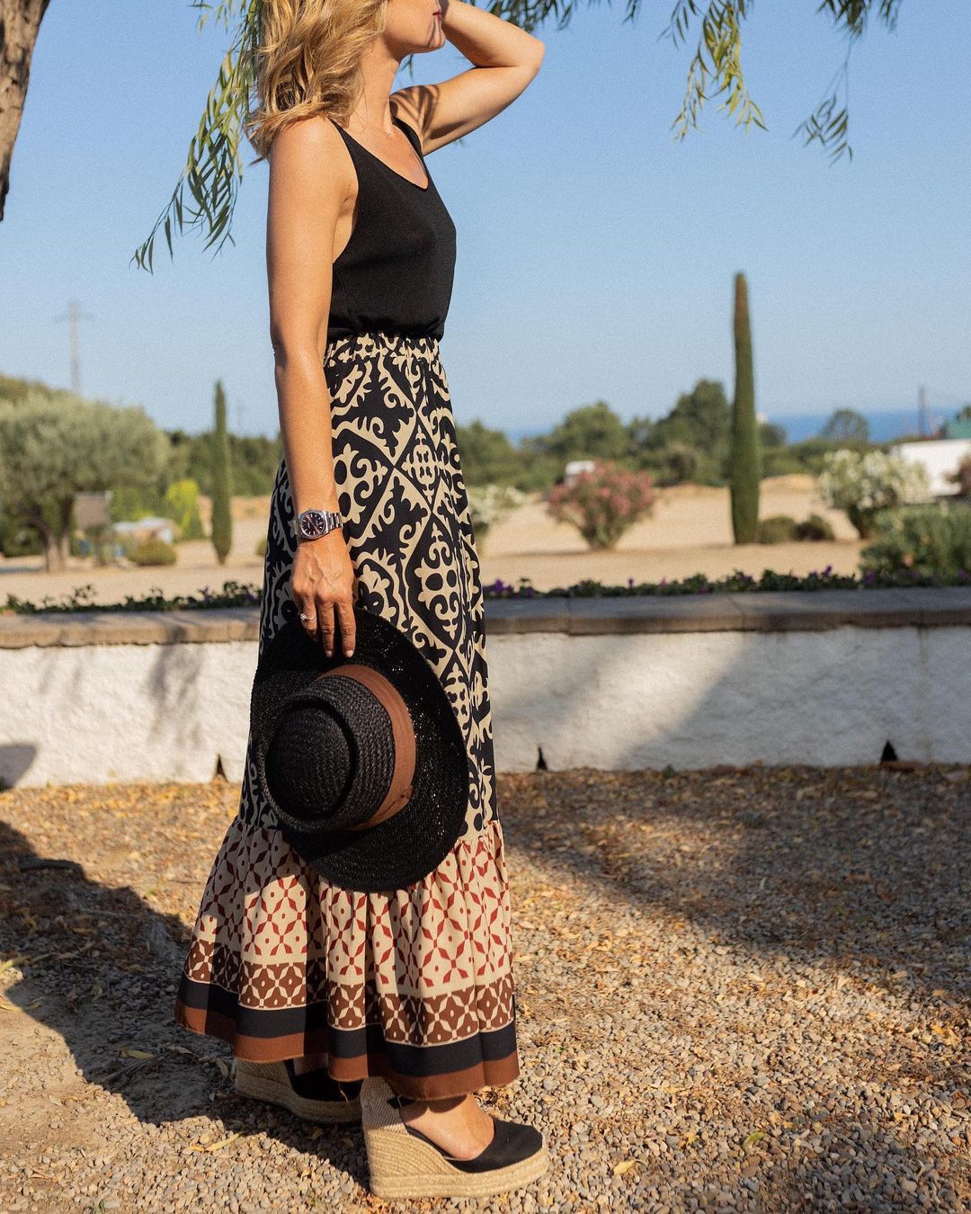 Cassey™ - Boho Stil Nederdel
