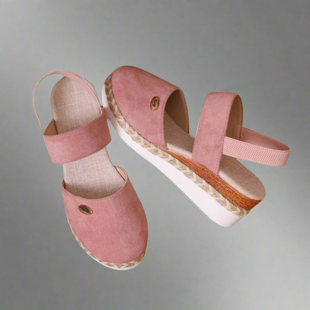 Gitta | Sandali con zeppa per taglie forti da donna – Comodi e Versatili