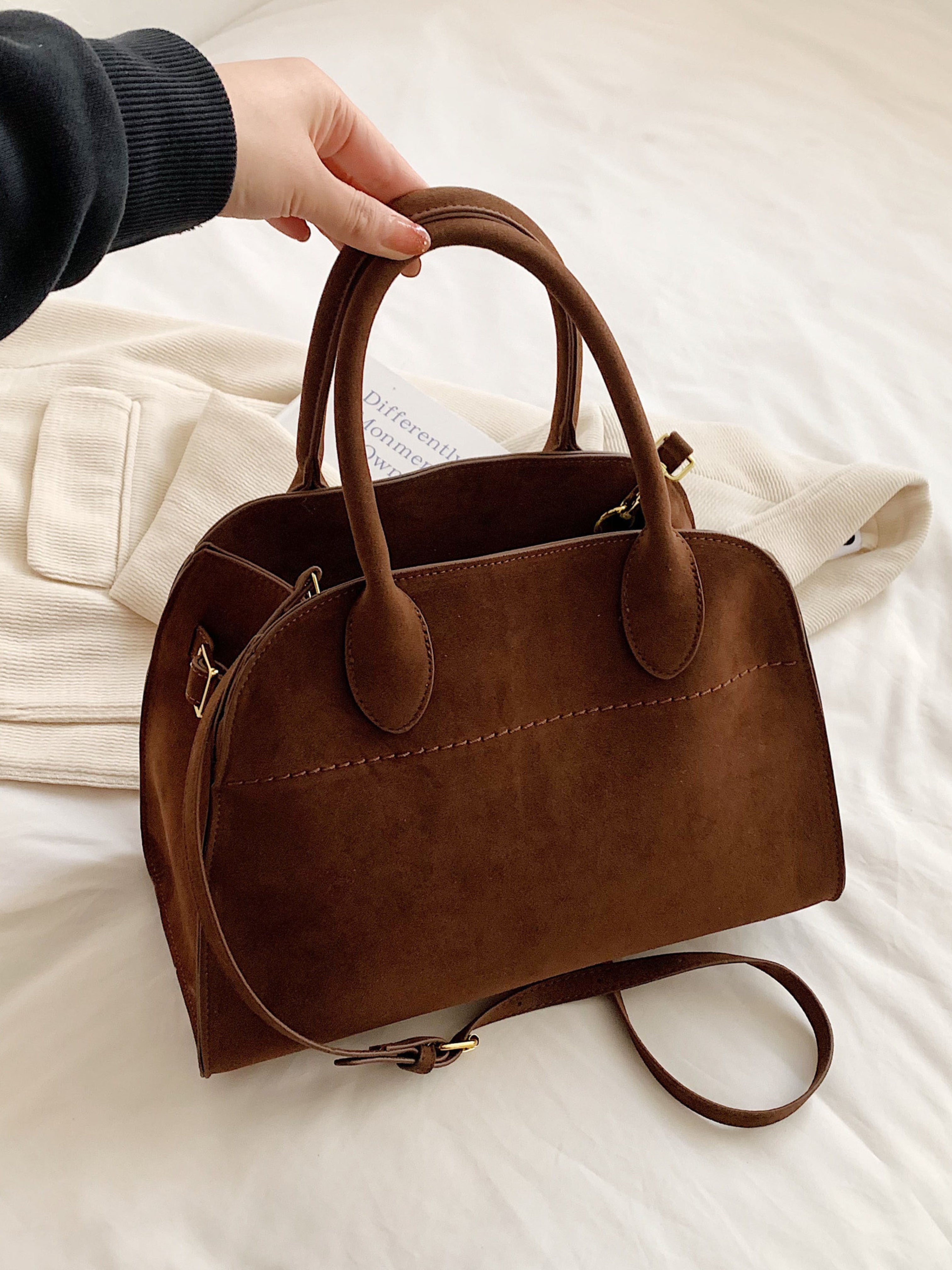 Beatrix Wildledertasche