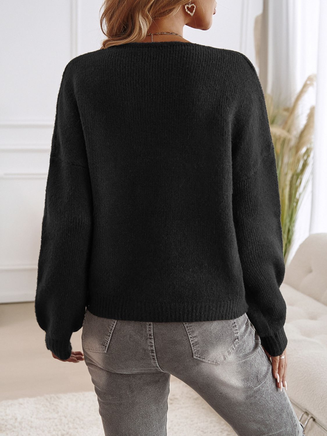 Cardigan girocollo annodato Allegra-Vita