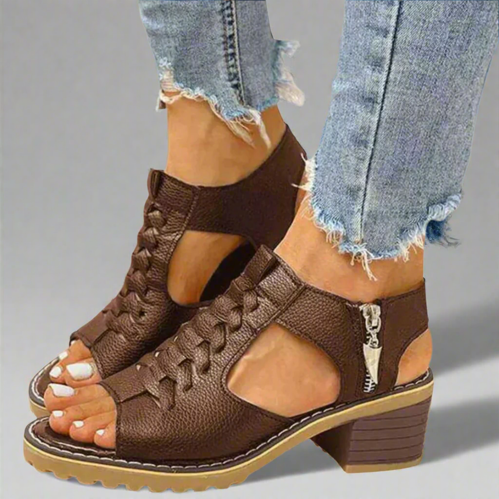 Gertrud | Sandali ortopedici con comfort premium del tacco
