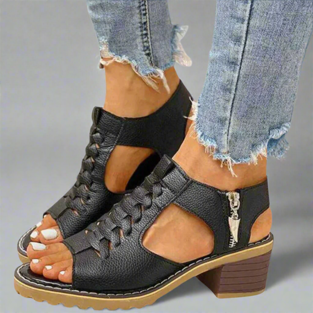 Gertrud | Sandali ortopedici con comfort premium del tacco
