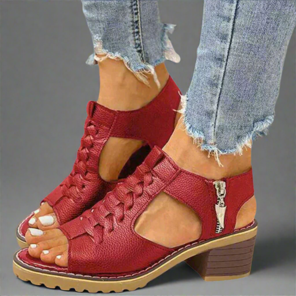 Gertrud | Sandali ortopedici con comfort premium del tacco