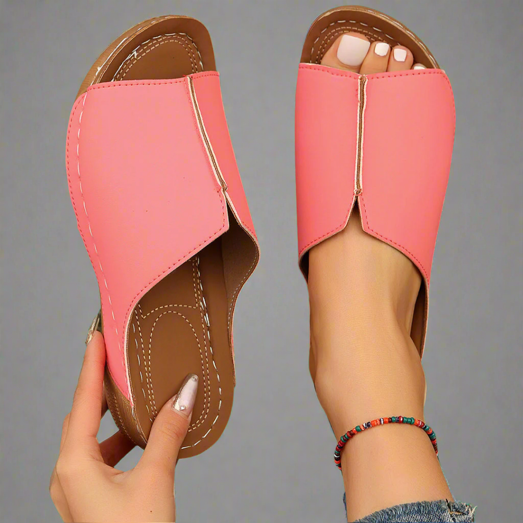 Noemi | Sandali wedge fatti a mano in materiale premium