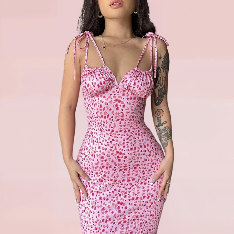 Alora - Maxi Blumenkleid